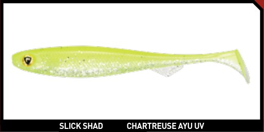 FOX SLICK SHAD CHARTREUSE AYU UV 13CM 1KOM